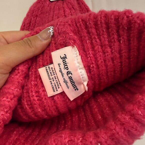 Juicy Couture Hot Pink Beanie - Picture 3 of 3